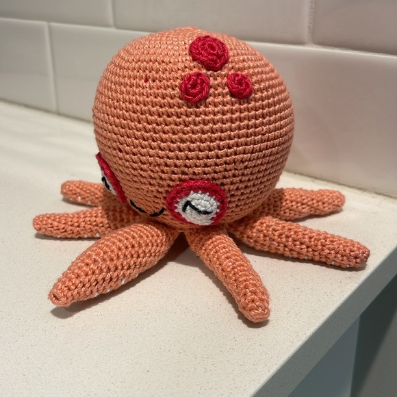 Hand Crafted Octopus 🐙 Amigurumi Crochet Doll Toy Figure Ocean Sea Water Marine - Picture 2 of 10